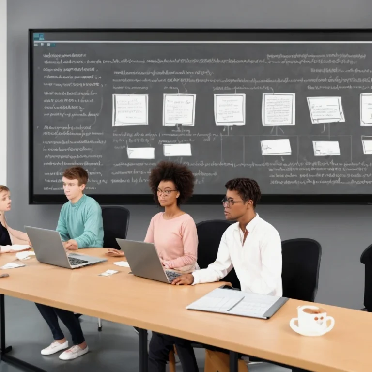 students participating in a digital skills workshop